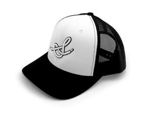 Accessories - Laces Trucker Hat (Black/White)